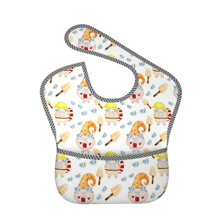 Bingfone Mess-Proof Baby Bib - Waterproof Bib for Baby Boy or Girl with Food Catcher Pocket Unisex-Cute Gnome Summer
Bingfone Mess-Proof Baby Bib - Waterproof Bib for Baby Boy or Girl with Food Catcher Pocket Unisex-Cute Gnome Summer