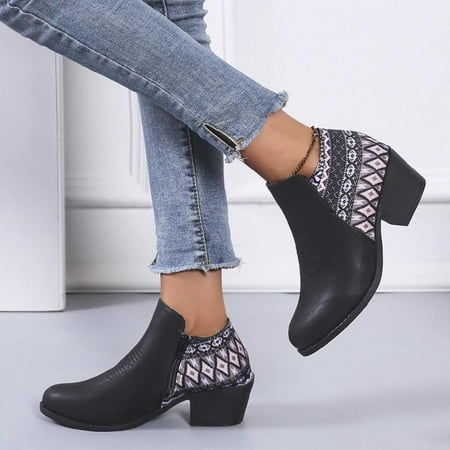 Tdoqot 2023 Boots for Women- Mid-Heel Christmas Gifts Casual Chunky Heel Women s Ankle Boots Pink 39
Tdoqot 2023 Boots for Women- Mid-Heel Christmas Gifts Casual Chunky Heel Women s Ankle Boots Pink 39