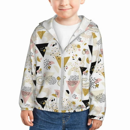 Gaeub Geometric Triangle Print Athletic Sun Protection Hoodie for Kids Long Sleeve Outdoor UV Shirt Running Fishing Top for Boys Girls-3 Years
Gaeub Geometric Triangle Print Athletic Sun Protection Hoodie for Kids Long Sleeve Outdoor UV Shirt Running Fishing Top for Boys Girls-3 Years