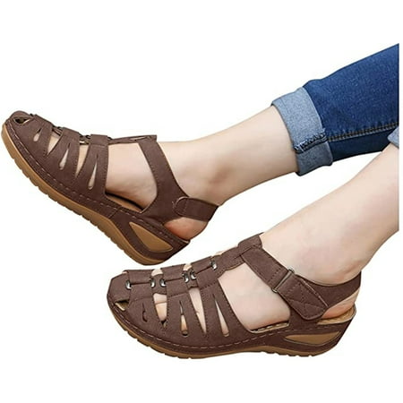 Lyinloo Summer Women Ankle Strap Casual Outdoor Hollow Wedge Shoes Sandals Coffee 37
Lyinloo Summer Women Ankle Strap Casual Outdoor Hollow Wedge Shoes Sandals Coffee 37