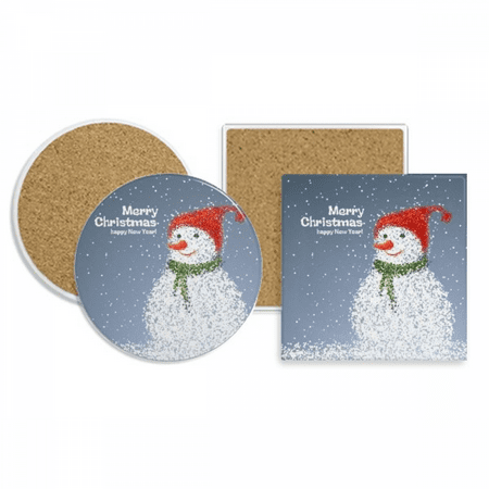 Merry mas Snowman Festival Coaster Cup Mug Holder Absorbent Stone Cork Base Set
Merry mas Snowman Festival Coaster Cup Mug Holder Absorbent Stone Cork Base Set