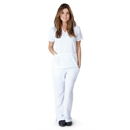 Ultra Soft Stretch Junior Mock Wrap Medical Scrub set 8118 9120