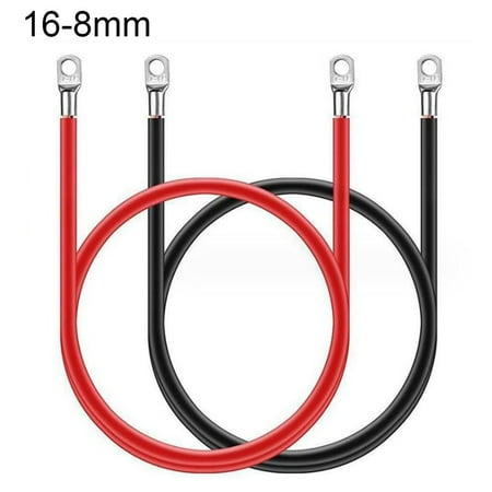 Ana 2pcs 12V Battery Inverter Cable 5AWG 50Cm Red and Black Car Battery Charger Cab
Ana 2pcs 12V Battery Inverter Cable 5AWG 50Cm Red and Black Car Battery Charger Cab