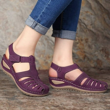 bvgfsahne Thick Sole Sandals For Women Soft Leather Closed Toe Vintage Anti Slip Sandals Thick Sole Premium Shoes Hollow Sandals
bvgfsahne Thick Sole Sandals For Women Soft Leather Closed Toe Vintage Anti Slip Sandals Thick Sole Premium Shoes Hollow Sandals