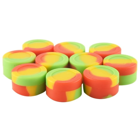 10 Pcs 5Ml Silicone Wax Containers Assorted Colors Multi Use Non Stick Wax Oil Storage Jars
10 Pcs 5Ml Silicone Wax Containers Assorted Colors Multi Use Non Stick Wax Oil Storage Jars