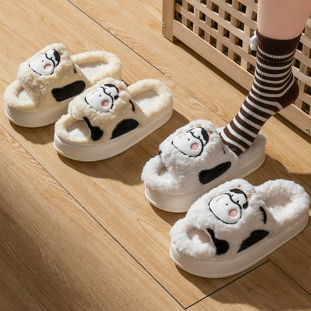 Cathalem Womens Slippers Open Toe Wide Women Winter Warm House Slippers Soft Booties Non Slip Womens Knit Slippers Non Slip Beige 6
Cathalem Womens Slippers Open Toe Wide Women Winter Warm House Slippers Soft Booties Non Slip Womens Knit Slippers Non Slip Beige 6
