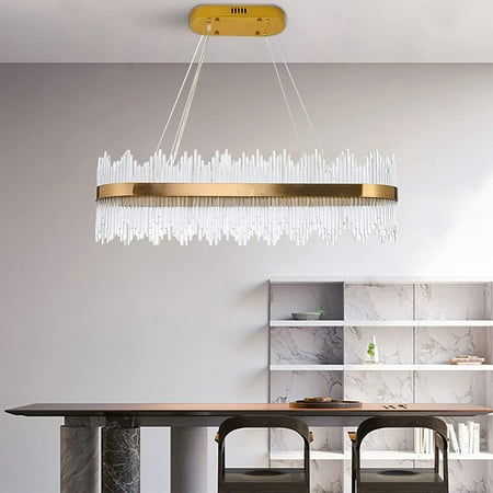 Oukaning 23.6 Inch Modern Crystal LED Pendant Light Luxury Chandelier Hanging Light Fixture
Oukaning 23.6 Inch Modern Crystal LED Pendant Light Luxury Chandelier Hanging Light Fixture