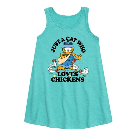 Garfield - Just A Cat Who Loves Chickens - Toddler & Youth Girls A-line Dress
Garfield - Just A Cat Who Loves Chickens - Toddler & Youth Girls A-line Dress