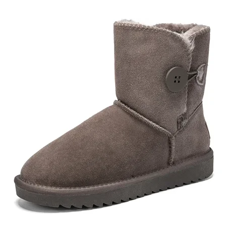 Women‘s Snow Boots Button Fleece Warm Solid Round Toe Mid Top Boots Women‘s Footwear
Women‘s Snow Boots Button Fleece Warm Solid Round Toe Mid Top Boots Women‘s Footwear