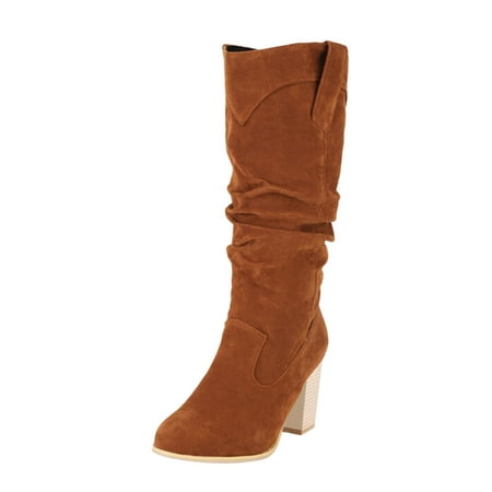 High Heel Boots Size 10 for Women Ladies Fashion Solid Color Suede High Heel Wrinkled Long Knee Boots Women Long Leather Boots
High Heel Boots Size 10 for Women Ladies Fashion Solid Color Suede High Heel Wrinkled Long Knee Boots Women Long Leather Boots