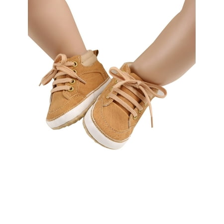 luethbiezx Baby Soft Sole Leather Anti-slip First Walkers Shoes