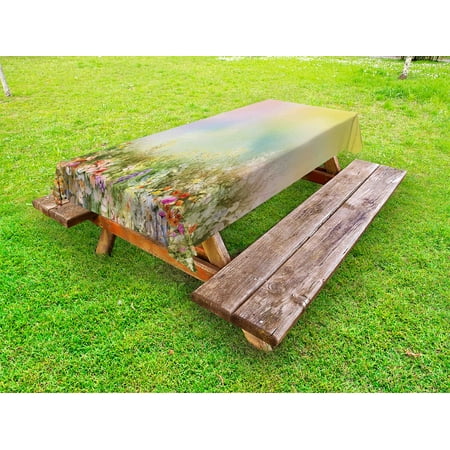 Flower Outdoor Tablecloth Cosmos Daisy Cornflower Wildflower Dandelion in Floral Meadow Drawing of Nature Decorative Washable Fabric Picnic Tablecloth 58 X 120 Inches Multicolor by Ambesonne
Flower Outdoor Tablecloth Cosmos Daisy Cornflower Wildflower Dandelion in Floral Meadow Drawing of Nature Decorative Washable Fabric Picnic Tablecloth 58 X 120 Inches Multicolor by Ambesonne