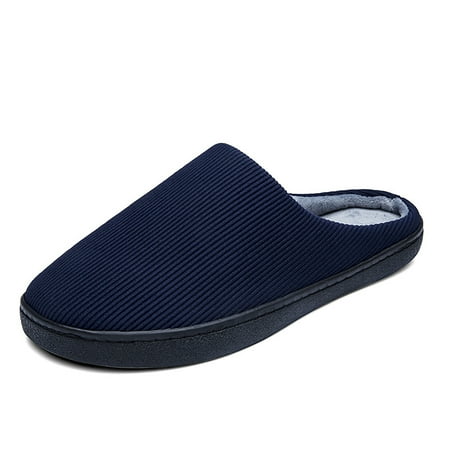 Womens Slippers Faux Plush Lined Lightweight Indoor Slippers for Men with Non-Slip for Winter Spring Navy Blue 7-8
Womens Slippers Faux Plush Lined Lightweight Indoor Slippers for Men with Non-Slip for Winter Spring Navy Blue 7-8