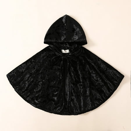 Child Sweater Toddler Boys Girls Fancy Party Hooded Robe Kids Hooded Cloak Coat