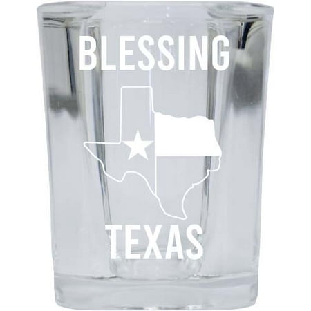 Blessing Texas Souvenir Laser Etched 2 Ounce Square Shot Glass Texas State Flag Design
Blessing Texas Souvenir Laser Etched 2 Ounce Square Shot Glass Texas State Flag Design