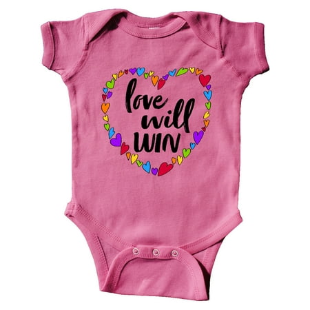 Inktastic Love Will Win- Pride Rainbow Hearts Gift Baby Boy or Baby Girl Bodysuit
Inktastic Love Will Win- Pride Rainbow Hearts Gift Baby Boy or Baby Girl Bodysuit