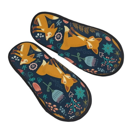 JUNZAN Fuzzy Feet Slippers for Women House Shoes Non Slip Indoor/Outdoor Colorful Fox Designs-Large
JUNZAN Fuzzy Feet Slippers for Women House Shoes Non Slip Indoor/Outdoor Colorful Fox Designs-Large