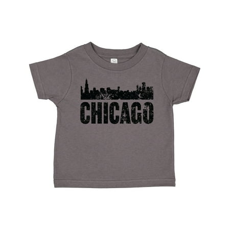 

Inktastic Chicago Skyline Grunge Gift Toddler Boy or Toddler Girl T-Shirt