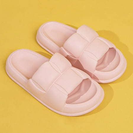 Soft Sole Open Toe Cloud Slippers Outside Wear Beach Sandals Indoor And Outdoor Pillow Slippers
Soft Sole Open Toe Cloud Slippers Outside Wear Beach Sandals Indoor And Outdoor Pillow Slippers