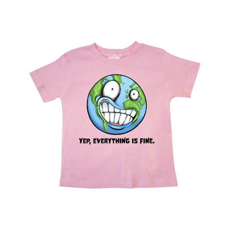 Inktastic Yep Everything Is Fine with Distressed Planet Earth Gift Toddler Boy or Toddler Girl T-Shirt
Inktastic Yep Everything Is Fine with Distressed Planet Earth Gift Toddler Boy or Toddler Girl T-Shirt