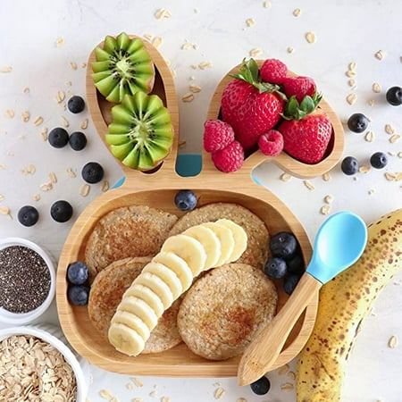 Baby Toddler Bamboo Sheep Plate Silicone Suction Feeding Bowl Suction Spoon Set Tableware Tool ViLaViDe
Baby Toddler Bamboo Sheep Plate Silicone Suction Feeding Bowl Suction Spoon Set Tableware Tool ViLaViDe