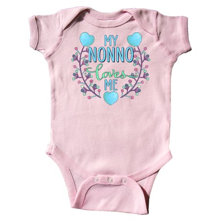 Inktastic My Nonno Loves Me with Flowers and Hearts Gift Baby Boy or Baby Girl Bodysuit
Inktastic My Nonno Loves Me with Flowers and Hearts Gift Baby Boy or Baby Girl Bodysuit
