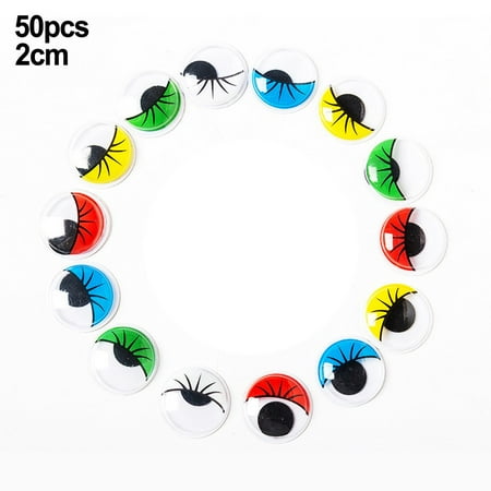 JINGT 50pcs Colorful movable eyes with gum eyes diy handmade animal eyes with eyelashe
JINGT 50pcs Colorful movable eyes with gum eyes diy handmade animal eyes with eyelashe