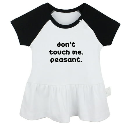 Don t Touch Me Peasant Funny Dresses For Baby Newborn Babies Skirts Infant Princess Dress 0-24M Kids Graphic Clothes (Black Raglan Dresses 0-6 Months)
Don t Touch Me Peasant Funny Dresses For Baby Newborn Babies Skirts Infant Princess Dress 0-24M Kids Graphic Clothes (Black Raglan Dresses 0-6 Months)