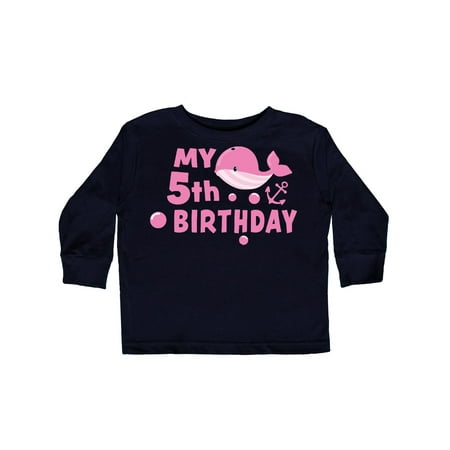 Inktastic Nautical My 5th Birthday with Pink Whale Gift Toddler Boy or Toddler Girl Long Sleeve T-Shirt
Inktastic Nautical My 5th Birthday with Pink Whale Gift Toddler Boy or Toddler Girl Long Sleeve T-Shirt