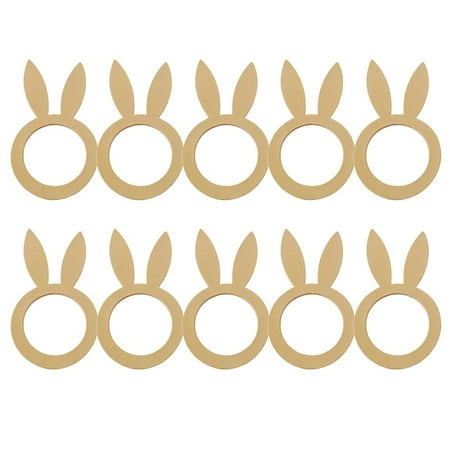 Mackneog Novelty Napkin Rabbit 10PCS DIY for Wood Decoration Kitchen Handmade Ring Easter Home Decor Desktop Ornament Beige wood
Mackneog Novelty Napkin Rabbit 10PCS DIY for Wood Decoration Kitchen Handmade Ring Easter Home Decor Desktop Ornament Beige wood