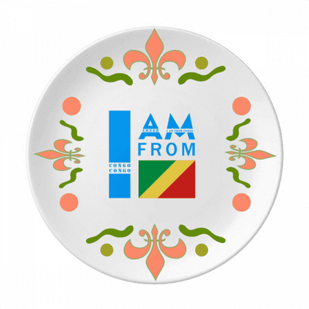 I Am From Congo Art Deco Fashion Flower Ceramics Plate Tableware Dinner Dish
I Am From Congo Art Deco Fashion Flower Ceramics Plate Tableware Dinner Dish
