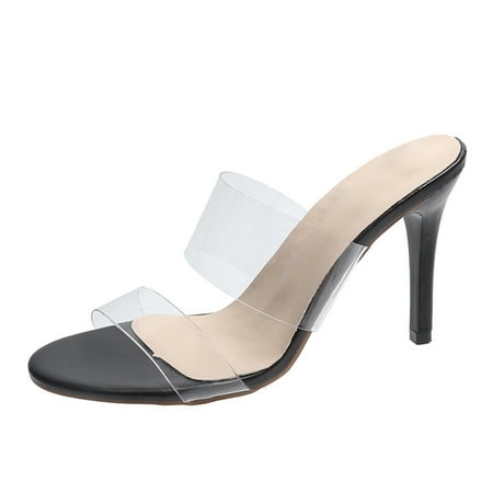 Dyfzdhu Fashion Summer Women Sandals High Heel Open Toe Transparent Strap Round Toe Casual Comfortable
Dyfzdhu Fashion Summer Women Sandals High Heel Open Toe Transparent Strap Round Toe Casual Comfortable