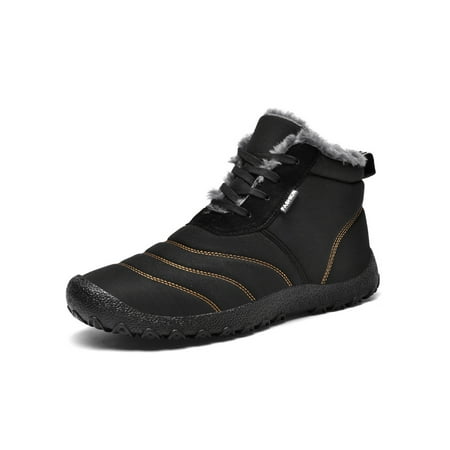Woobling Mens Snow Boots Comfort Warm Booties Plush Lining Winter Shoes Outdoor Ankle Boot Cold Weather Lace Up Lightweight Black 7
Woobling Mens Snow Boots Comfort Warm Booties Plush Lining Winter Shoes Outdoor Ankle Boot Cold Weather Lace Up Lightweight Black 7