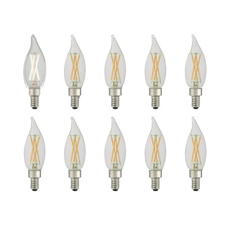 Livex Lighting 920402X10 Pack Of (10) 4 Watt Vintage Edison Dimmable Ca10 Candelabra (E12)
Livex Lighting 920402X10 Pack Of (10) 4 Watt Vintage Edison Dimmable Ca10 Candelabra (E12)