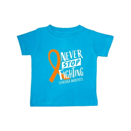 Inktastic Never Stop Fighting Leukemia Awareness Orange Ribbon Gift Baby Boy or Baby Girl T-Shirt
Inktastic Never Stop Fighting Leukemia Awareness Orange Ribbon Gift Baby Boy or Baby Girl T-Shirt