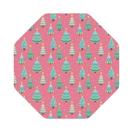 Pofeuu Pastel Christmas Trees on Pink Print Leather Coasters Set of 6 Round Cups Mugs Mat Pad for Home Kitchen Heat Resistant Drink Coasters Octagon 
Pofeuu Pastel Christmas Trees on Pink Print Leather Coasters Set of 6 Round Cups Mugs Mat Pad for Home Kitchen Heat Resistant Drink Coasters Octagon