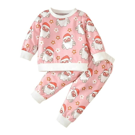 ZRBYWB Toddler Boys Girls Clothing Sets Long Sleeve Christmas Cartoon Print T Shirt Pullover Tops Pants Outfits Kids Clothes
ZRBYWB Toddler Boys Girls Clothing Sets Long Sleeve Christmas Cartoon Print T Shirt Pullover Tops Pants Outfits Kids Clothes