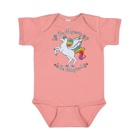 Inktastic Be Majestic Be Magical-Rainbow Unicorn Gift Baby Boy or Baby Girl Bodysuit
Inktastic Be Majestic Be Magical-Rainbow Unicorn Gift Baby Boy or Baby Girl Bodysuit