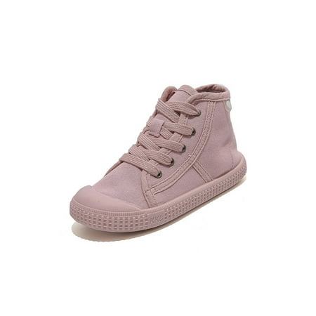 Rockomi Children Flats Comfort Canvas Sneakers Non-Slip Casual Shoes Girls Boys Breathable Side Zip Walking Shoe Soft Sole Lace Up Pink 5C
Rockomi Children Flats Comfort Canvas Sneakers Non-Slip Casual Shoes Girls Boys Breathable Side Zip Walking Shoe Soft Sole Lace Up Pink 5C