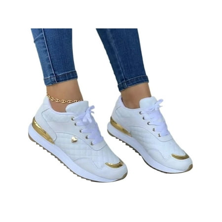 Tenmix Women s Sport Shoe Flat Casual Sneakers Patchwork Walking Shoes Lace Up Sneaker Jogging Lightweight Comfortable Flats White 5.5
Tenmix Women s Sport Shoe Flat Casual Sneakers Patchwork Walking Shoes Lace Up Sneaker Jogging Lightweight Comfortable Flats White 5.5