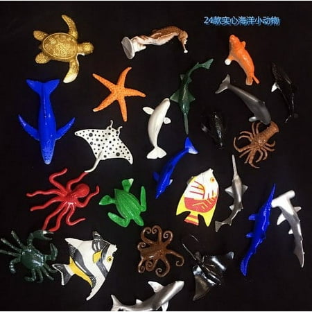 24 Pcs Sea Animal Figures Animal Toys Tiny Plastic Animals Fake Fish Educational Learning Toys
24 Pcs Sea Animal Figures Animal Toys Tiny Plastic Animals Fake Fish Educational Learning Toys