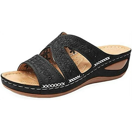Orthopedic Slide Sandals for Women Ring Toe Slip on Womens Flip Flops Breathable Roman Summer Womens Shoes
Orthopedic Slide Sandals for Women Ring Toe Slip on Womens Flip Flops Breathable Roman Summer Womens Shoes