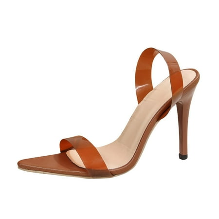 Lolmot Women s Slim Heel Slippers Candy Colored Pointed Middle Heel Comfortable High Heels Triangle High Heeled Slingback Sandals Dress Shoes
Lolmot Women s Slim Heel Slippers Candy Colored Pointed Middle Heel Comfortable High Heels Triangle High Heeled Slingback Sandals Dress Shoes