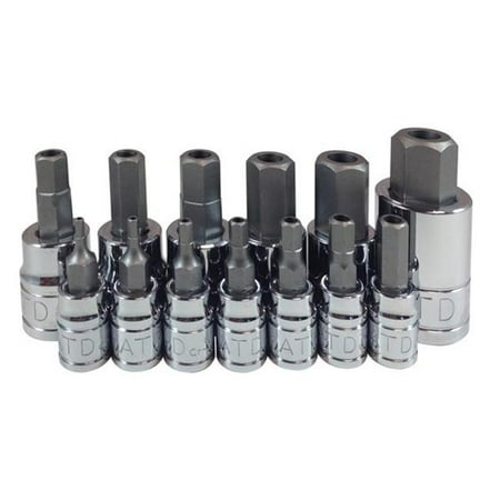 ATD Tools ATD-13817 8 mm Tamperproof Metric Hex Bit Socket Set