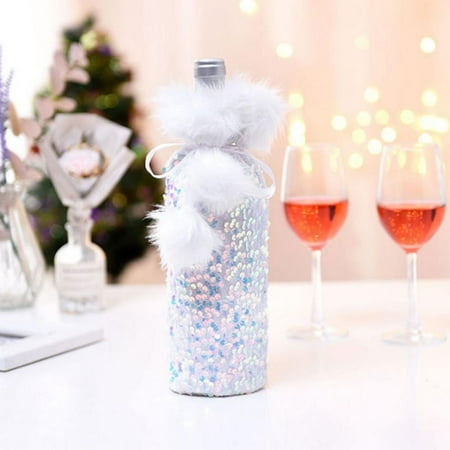 Christmas Wine Bottle Cover Gift Bag Sequin Design Reusable Durable Holiday Xmas Party Home Decoration
Christmas Wine Bottle Cover Gift Bag Sequin Design Reusable Durable Holiday Xmas Party Home Decoration