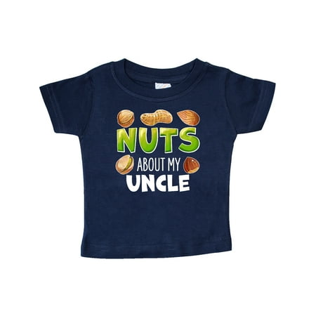 Inktastic Nuts About My Uncle Peanut Almond Pistachio Gift Baby Boy or Baby Girl T-Shirt
Inktastic Nuts About My Uncle Peanut Almond Pistachio Gift Baby Boy or Baby Girl T-Shirt
