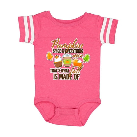 Inktastic Pumpkin Spice & Everything Nice Thats What Fall is All About Gift Baby Boy or Baby Girl Bodysuit
Inktastic Pumpkin Spice & Everything Nice Thats What Fall is All About Gift Baby Boy or Baby Girl Bodysuit