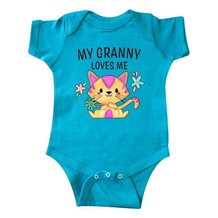 Inktastic My Granny Loves Me with Cute Kitten and Flowers Gift Baby Boy or Baby Girl Bodysuit
Inktastic My Granny Loves Me with Cute Kitten and Flowers Gift Baby Boy or Baby Girl Bodysuit