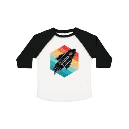 Inktastic Rocket Ship Retro Space Gift Toddler Boy or Toddler Girl T-Shirt
