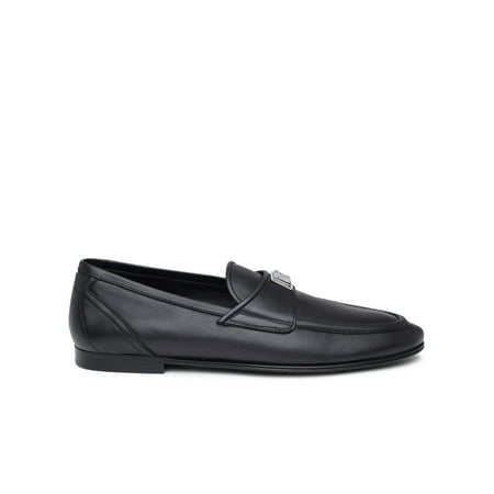 DOLCE & GABBANA MOCASSINO IN PELLE NERO
